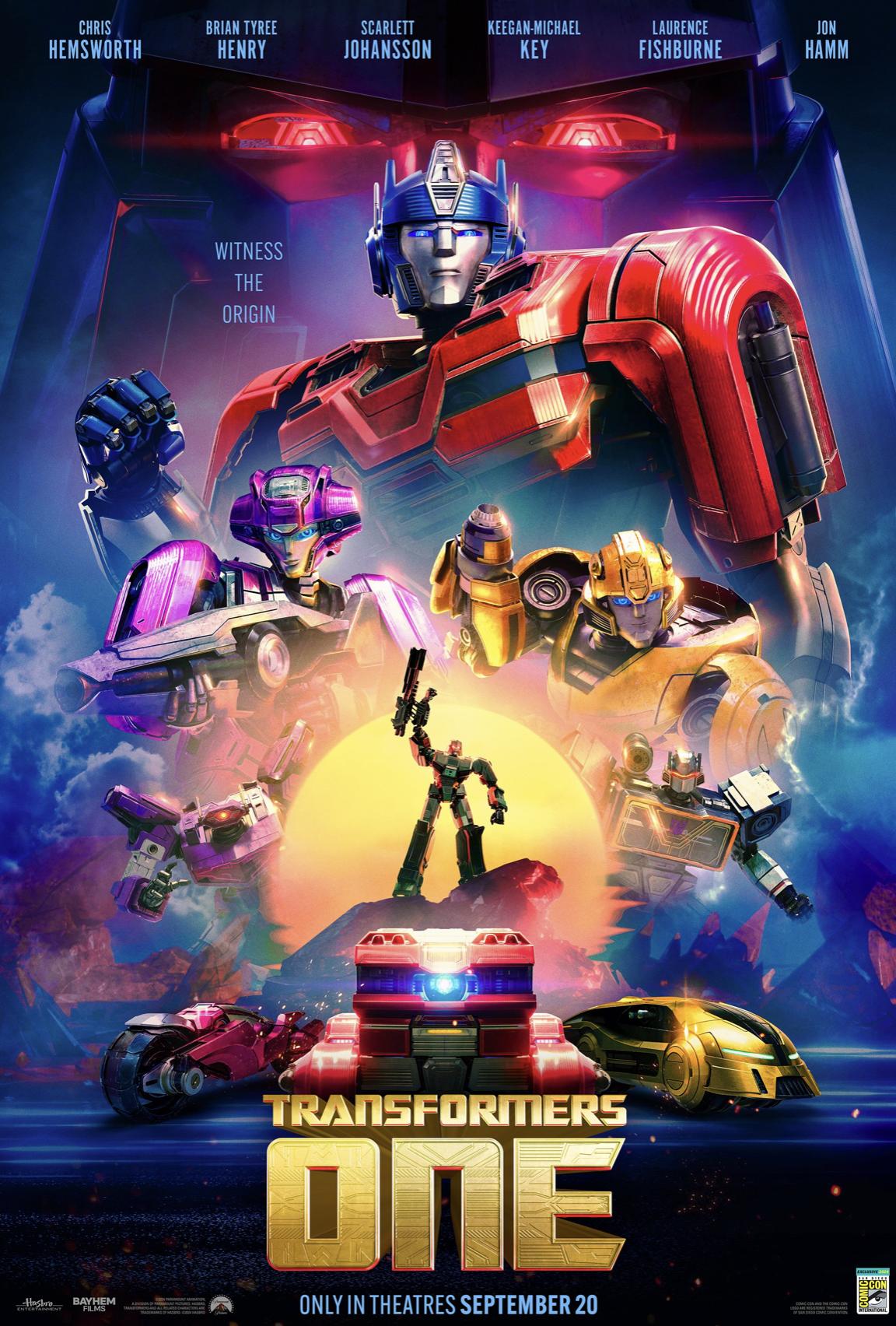 Transformers One (2024) ทรานส์ฟอร์เมอร์ส 1